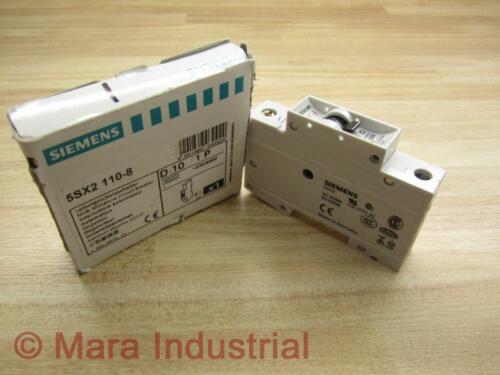 Siemens 5SX2-110-8 Miniature Circuit Breaker