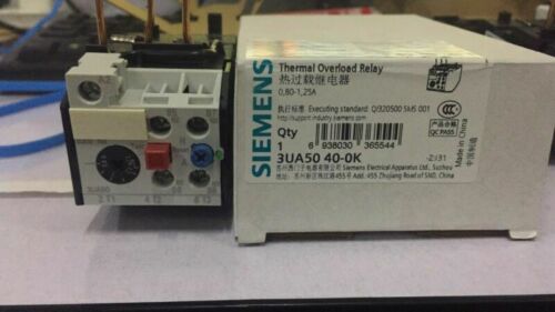 SIEMENS 3UA5040-0K 0.8-1.25A Thermal overload relay New