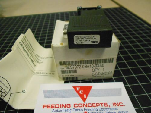 SIEMENS 6ES7 972-0BA10-0XA0 / 6ES7972-0BA10-0XA0, SIMATIC DP BUS connector -NEW