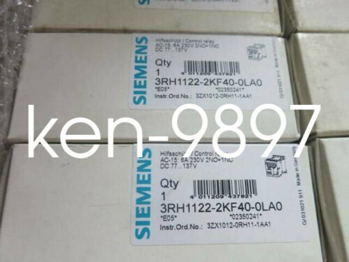 1PC New Siemens Contactor 3RH1122-2KF40-0LA0