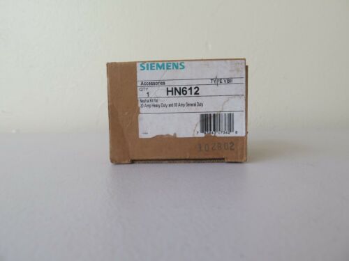 Siemens HN612 NEUTRAL KIT FOR 30 AMP Heavy Duty and 60 Amp General Duty