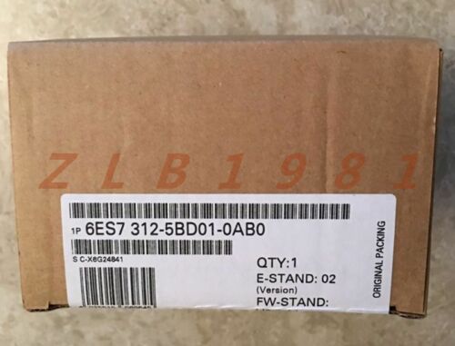 ONE NEW- Siemens 6ES7 312-5BD01-0AB0