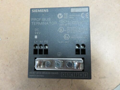 NEW SIEMENS PROFIBUS TERMINATOR 6ES7 972-0DA00-0AA0 RS 485 SIMATIC ET200 NIB