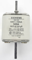 1PC New Siemens 3NA1434 500A 500V gL NH3 3NA1432/1436