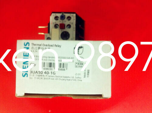 1PC NEW SIEMENS Thermal Overload Relay 3UA5040-1G 4-6.3A