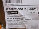 6FX8002-5CG10-1BF0 Siemens NEW In Box Sinamics S120 Power Cable 6FX80025CG101BF0
