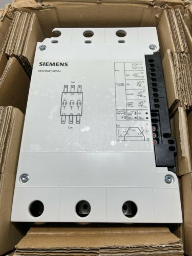 SIEMENS 3RW3452-0DC35 ,50HP SOLID-STATE MOTOR CONTROLLER, 35 A,30 KW AC 400-600V