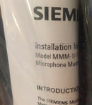 Siemens MMM-1 Microphone Master Module Assy Fire Alarm 500-892079