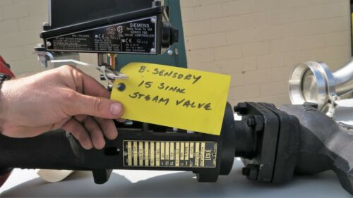 LESLIE 1 ½â€?DDLO-2 CONTROL VALVE 316 TRIM WITH SIEMENS 760 POSITIONER NEW NO-BOX