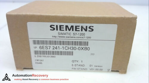 SIEMENS 6ES7 241-1CH30-0XB0, COMMUNICATION MODULE, 9 POLE, NEW