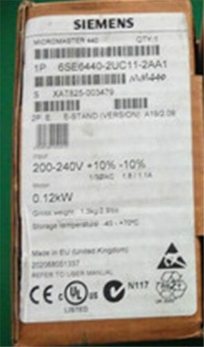1Pc New Siemens 6SE6 440-2UC11-2AA1 0.12KW Inverter nm