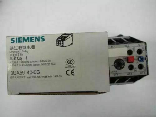 SIEMENS 3UA5940-0G 0.4-0.63A Thermal overload relay