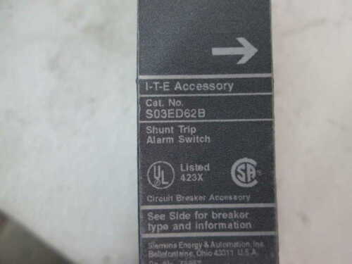 Siemens S03ED62B NSFP ** GENUINE ** Furnas