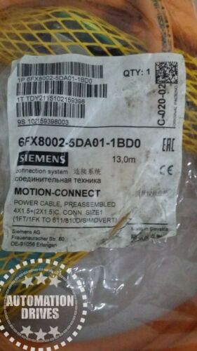 *****NEW***** SIEMENS POWER CABLE , 6FX8002-5DA01-1BD0
