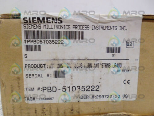 SIEMENS SITRANS LR400 PBD-51035222 LONG HORN DUST COVER *FACTORY SEALED*