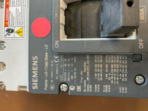SIEMENS NLK3R600, NLGB, 600 AMP, NEW