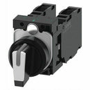 SIEMENS 3SU1100-2BL60-1LA0 Non-Illuminated Selector Switch,22mm Sz