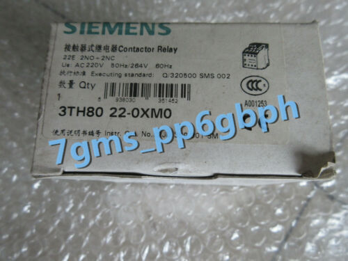 1pc NEW IN BOX Siemens Contactor 3TH80 22-0XM0 3TH80 22-0XM0