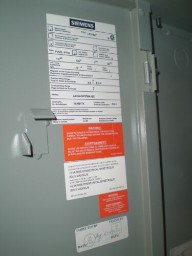 Siemens HP Rated Sirius Magnetic Starter Full Voltage Reversing 600V 1/2 HP NEW