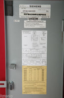 Siemens Motor Starter Fused Disconnect SCF1B4210 HP521EP0CG Auto/Manual Reset
