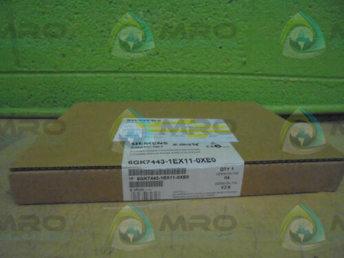 SIEMENS 6GK7443-1EX11-0XE0 COMMUNICATION PROCESSOR * FACTORY SEAL *