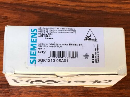 New Siemens 6GK1210-0SA01 SIMATIC NET, Repeater for AS-Interface for cable ext