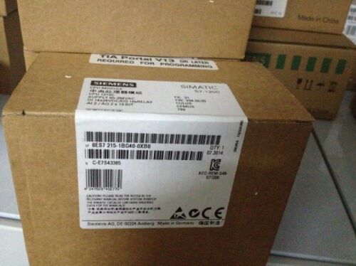 1PCS Siemens S7-1200 CPU1215C 6ES7215-1BG40-0XB0 In Box Brand