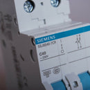 1Pcs New Siemens Miniature Circuit Breaker 5SJ6540-7CR 2P / 40A Type C