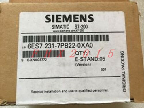 ONE NEW Siemens Analog input 6ES7 231-7PB22-0XA0 6ES72317PB220XA0