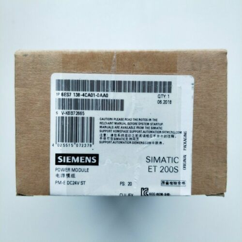 1PC Brand New Siemens Power Module 6ES7 138-4CA01-0AA0