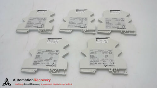 SIEMENS 3TX7014-1BM00 - PACK OF 5 -INTERFACE RELAY WITH NO/NC CONTACTS,