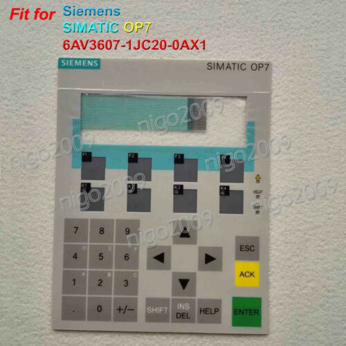 for SIEMENS SIMATIC OP7 6AV3607-1JC20-0AX1 Membrane Keypad 6AV3 607-1JC20-0AX1