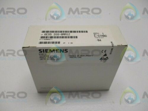 SIEMENS SIMATIC 6ES5316-8MA12 INTERFACE MODULE * FACTORY SEALED *