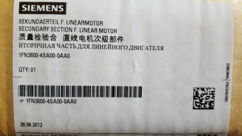 Siemens 1FN3600-4SA00-0AA0 SIMOTICS L Secondary Section - Factory Sealed