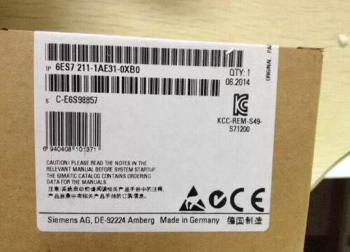1PC NEW IN BOX Siemens 6ES7 211-1AE31-0XB0 6ES7211-1AE31-OXBO