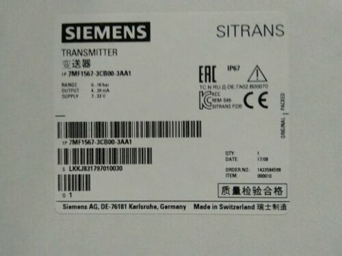 One New Siemens 7MF1567-3CB00-1AA1 7MF1 567-3CB00-1AA1 IN BOX