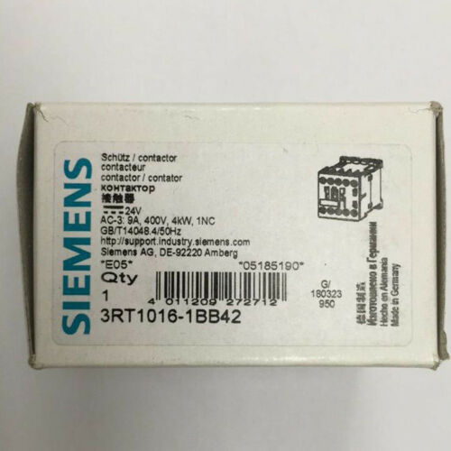 3RT1016-1BB42 3RT1016 1BB42 New in box siemens contactor free shipping