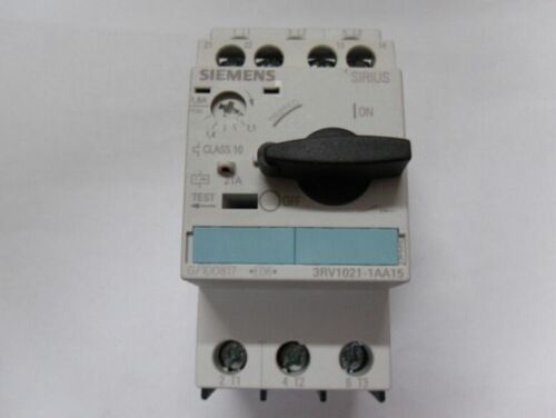 NEW Siemens Circuit Breaker 3RV1021-1AA15 3RV10 21-1AA15 1.1-1.6A free ship