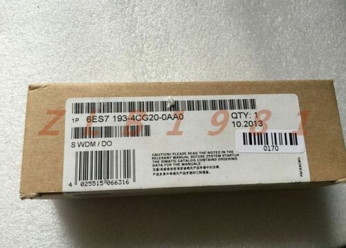 ONE NEW- Sealed Siemens 6ES7193-4CG20-0AA0