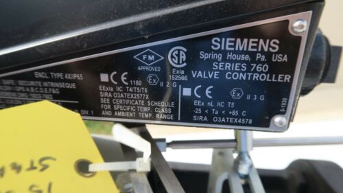 LESLIE 1 ½â€?DDLO-2 CONTROL VALVE 316 TRIM WITH SIEMENS 760 POSITIONER NEW NO-BOX