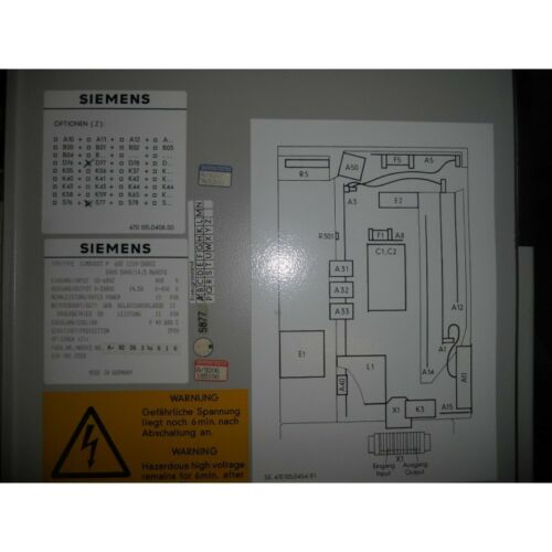 MOTOR DRIVER SIEMENS SIMOVERT D400/14.5