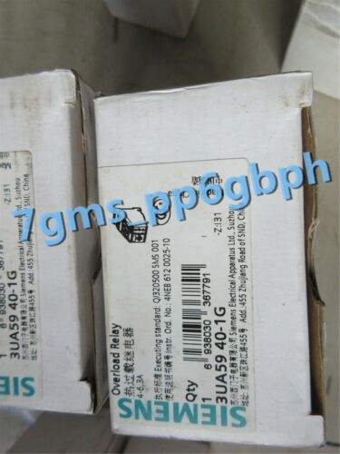 1pc NEW IN BOX Siemens Relay 3UA5940-1G 3UA59 40-1G