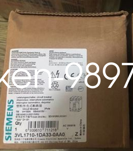 1PC New SIEMENS Circuit Breaker 3VL1710-1DA33-0AA0