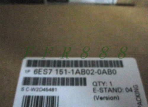 ONE NEW SIEMENS 6ES7 151-1AB02-0AB0 6ES7151-1AB02-0AB0