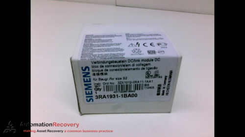 SIEMENS 3RA1931-1BA00, DC / LINK MODULE, NEW
