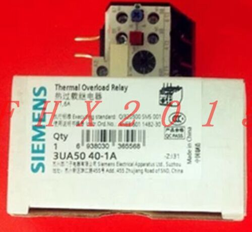 NEW SIEMENS Thermal Overload Relay 3UA5040-1A 3UA50401A 1-1.6A