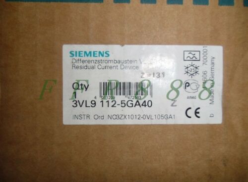 NEW Siemens 3VL9112-5GA40 3VL9112-5GA40 3VL91125GA40