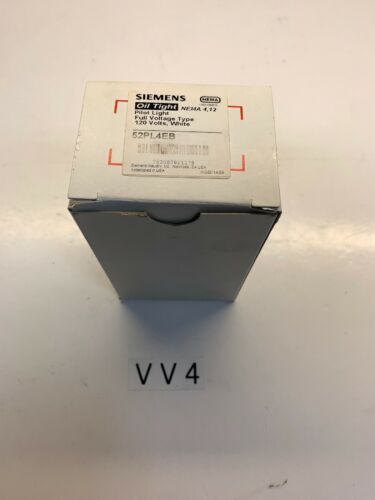 New SIEMENS Oil Tight Pilot Light 120V 52PL4EB Warranty Fast Shipping