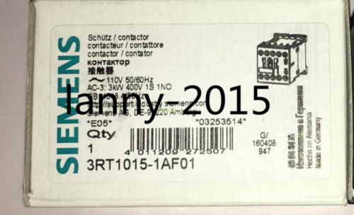 1PC NEW SIEMENS 3RT1015-1AF01