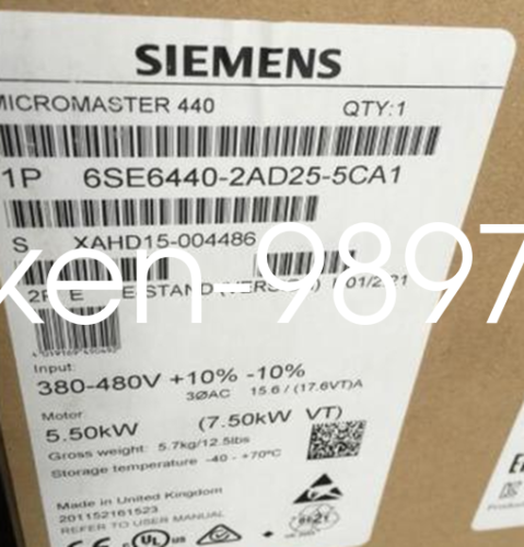 1PC New Siemens 6SE6440-2AD25-5CA1 6SE6 440-2AD25-5CA1 In Box